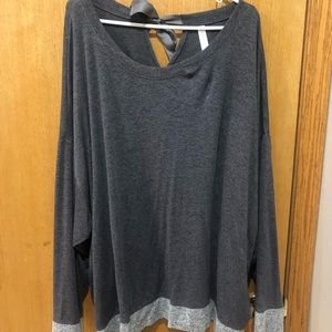Lane Bryant gray sweatshirt